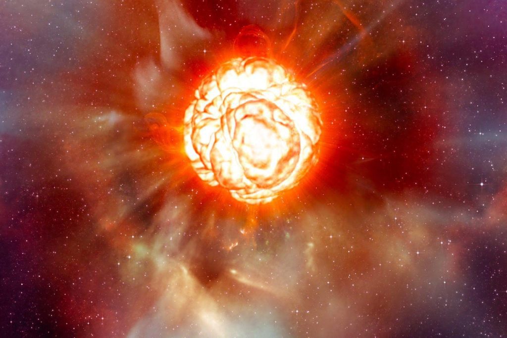 Massive Sterne warnen vor einer Supernova